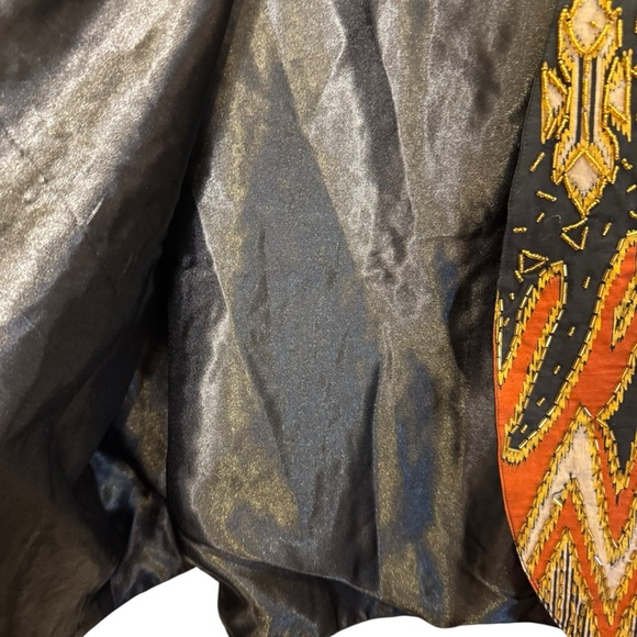 Vintage Ana Mori Beaded Batik Crop Jacket/Bolero Sz M - Picture 5 of 10